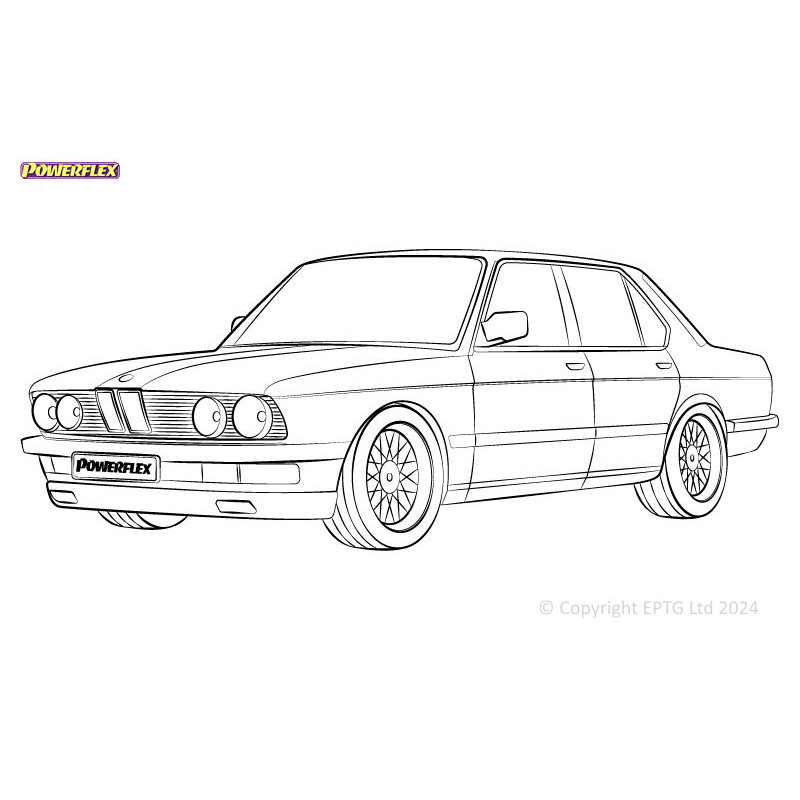 Silentblocs Powerflex BMW Série 5 E28 (1982 - 1988) - BUN-PF-00173 - BUN-PF-00173