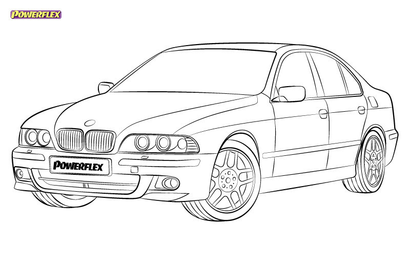 Silentblocs Powerflex BMW 5er E39 520 to 530 - BUN-PF-00175 - BUN-PF-00175