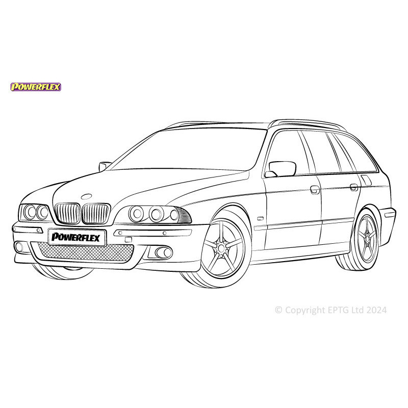 Boccole Powerflex BMW Série 5 E39 540 Touring - BUN-PF-00178 - BUN-PF-00178