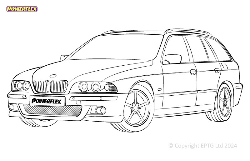 Powerflex bushes BMW Série 5 E39 540 Touring - BUN-PF-00178 - BUN-PF-00178