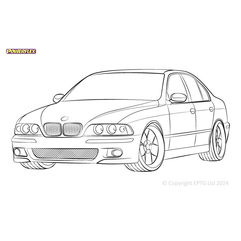 Silentblocs Powerflex BMW Serie 5 E39 M5 - BUN-PF-00179 - BUN-PF-00179