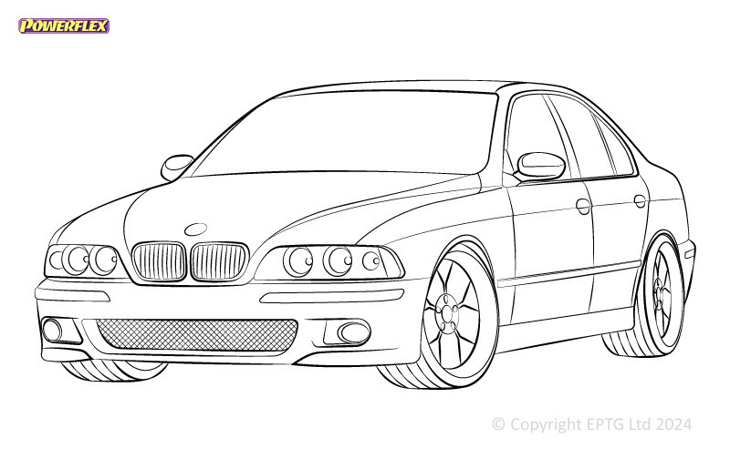 Boccole Powerflex BMW Série 5 E39 M5 - BUN-PF-00179 - BUN-PF-00179