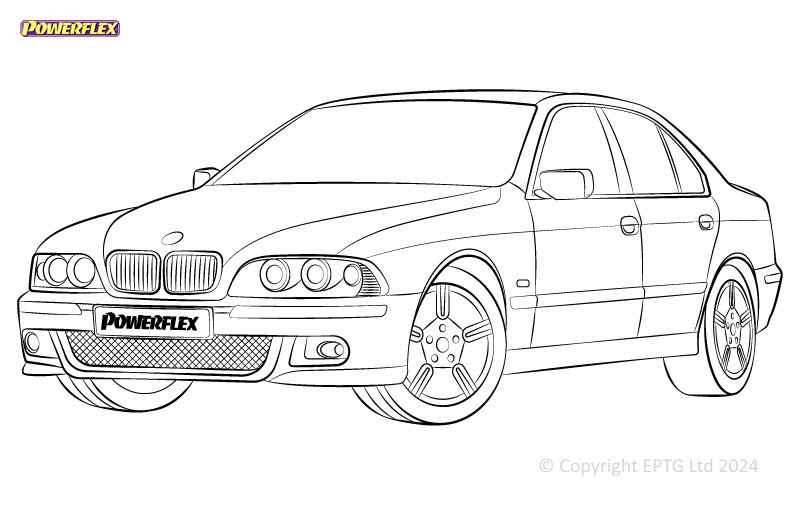 Powerflex bushes BMW Série 5 E39 535 to 540 - BUN-PF-00177 - BUN-PF-00177
