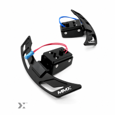 MMX Gear shift paddles | F Series | Titanium Magnetic Paddle Inc Fitting kit