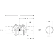 Racetech Mil-Spec Gimbal Shaft 12.7mm x 12.7mm
