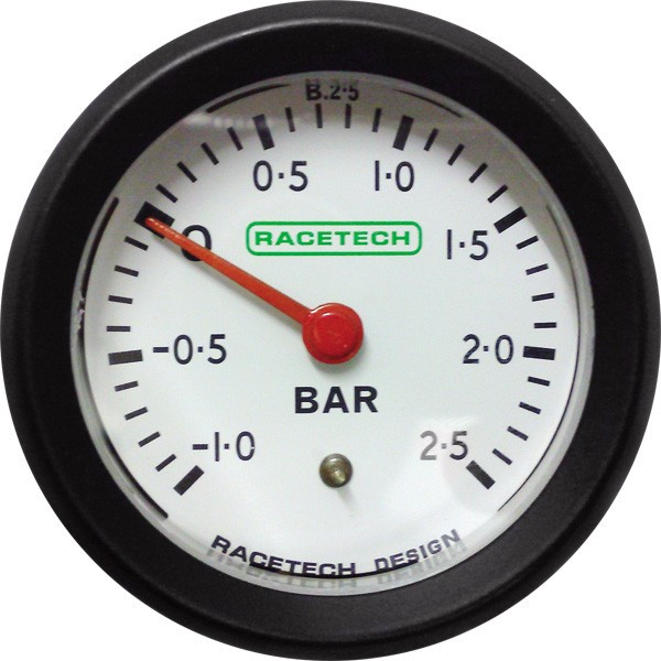 Racetech B2.5WL mechanischer Turboladerhebel, weißer Hintergrund, Ø 52 mm - RT-B2,5WL - B2.5WL - 3661768037898