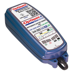Chargeur OptiMate 2 DUO Plomb et Lithium 12 V – 2 A