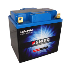 Pacchetto batteria al litio Shido 30A + caricabatterie Optimate 2 Duo