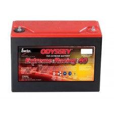 Pack batterie Odyssey Extreme Racing 40 + chargeur de batterie Optimate 2 Duo