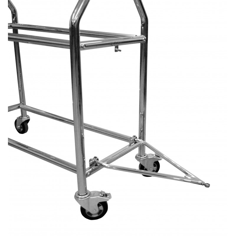 Carrello con pneumatici in acciaio inossidabile BG Racing lunghezza 2 m - BG-R116S - BGR116S - 5060252091015