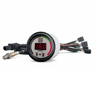 AFR Lambda Wideband Stack ST3404 Air-Fuel Analyzer with White Background and Bosch LSU 4.9 Sensor