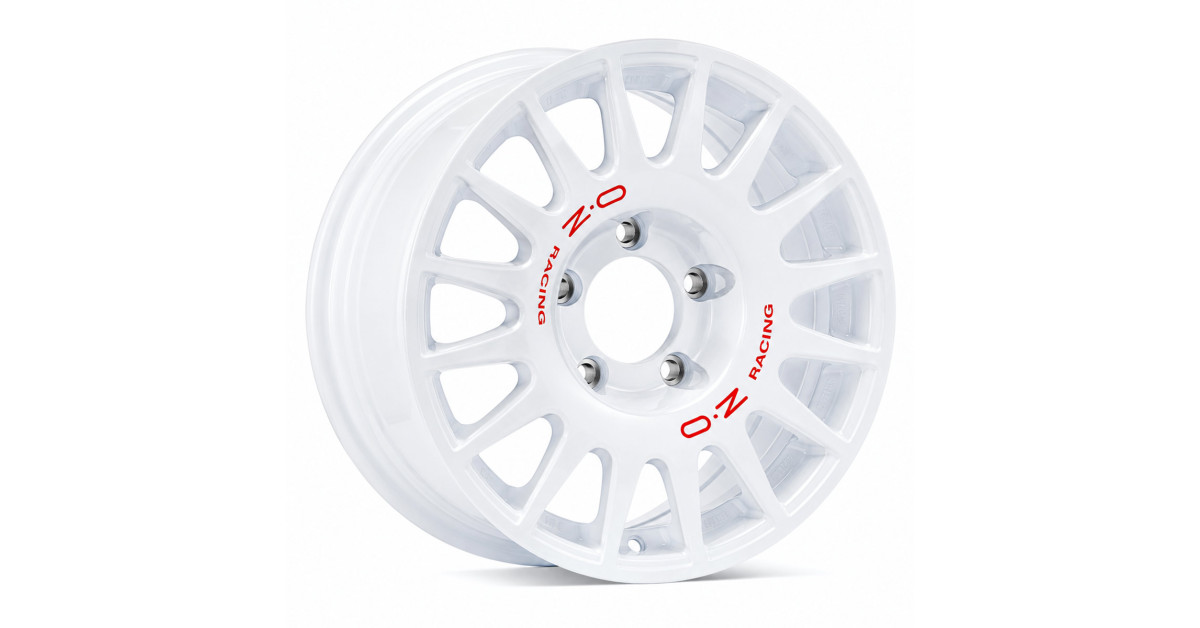 Cerchio in lega OZ Racing Rally Terra 15x7 Bianco Racing - Skoda Fabia RS Rally2 - W0179704533