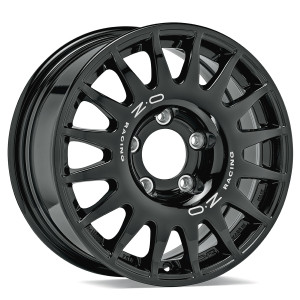 OZ Racing Rally Terra Alufelge 15x6, glänzend schwarz – Peugeot 208 Rally4 und Lancia Y Rally4 – W01E10052YMN
