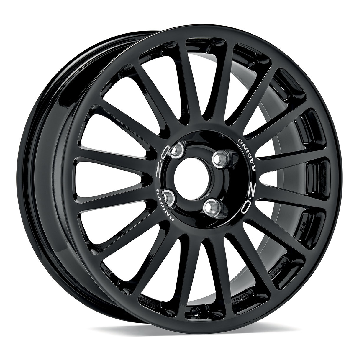 Jante OZ Racing Superturismo Rally 5 16x6.5 Noir brillant - Renault Clio Rally5 - W01530070YMN - OZ-SUPERTURISMORALLY5-651631-N - W01530070 YMN - 3666618799230