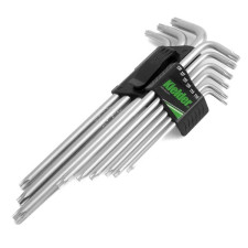 Jeu de 9 clés Torx longues KIELDER