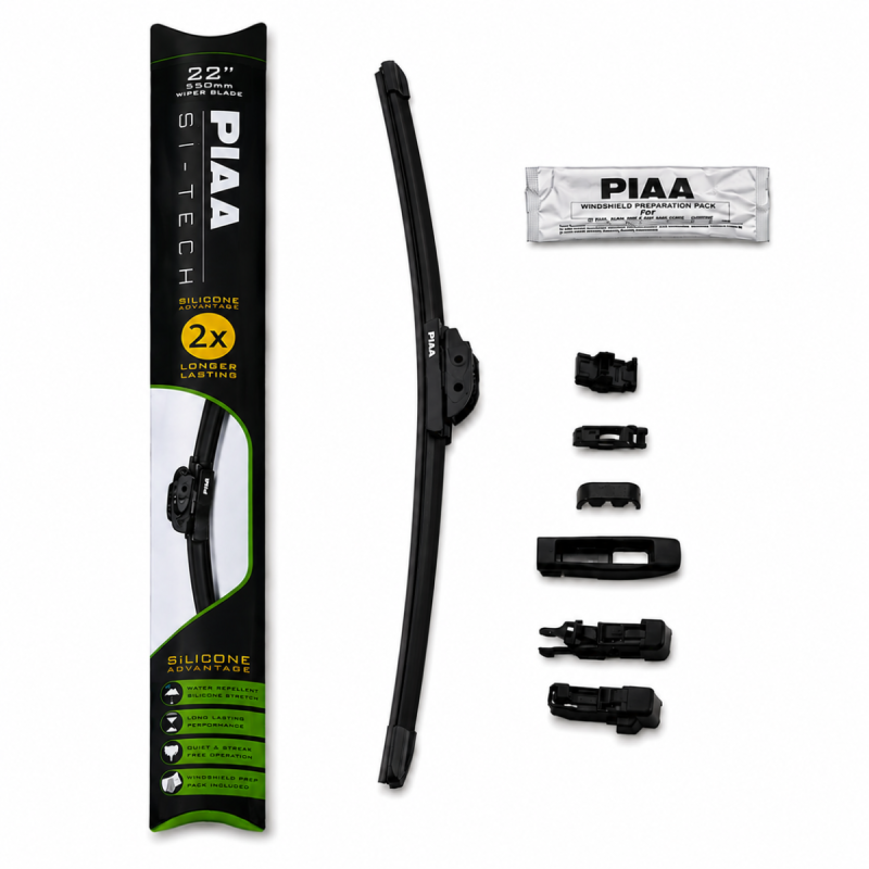 Balai d'essuie-glace silicone PIAA Si-Tech 97055B 550 mm - PI-97055B - 97055B - 4960311063810