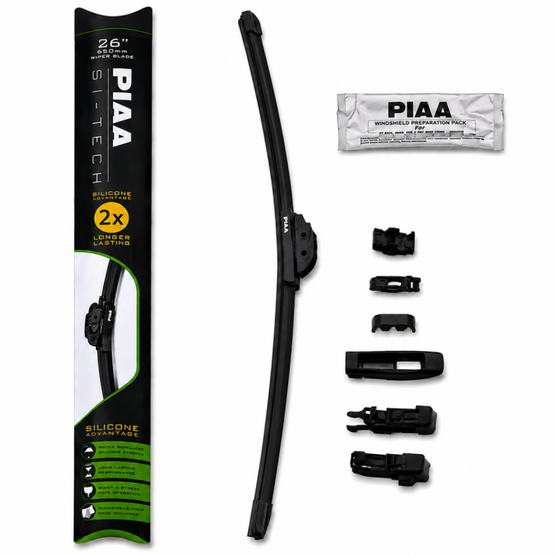 PIAA Si-Tech 97065B Silikon-Wischerblatt, 650 mm - PI-97065B - 97065B - 4960311063834