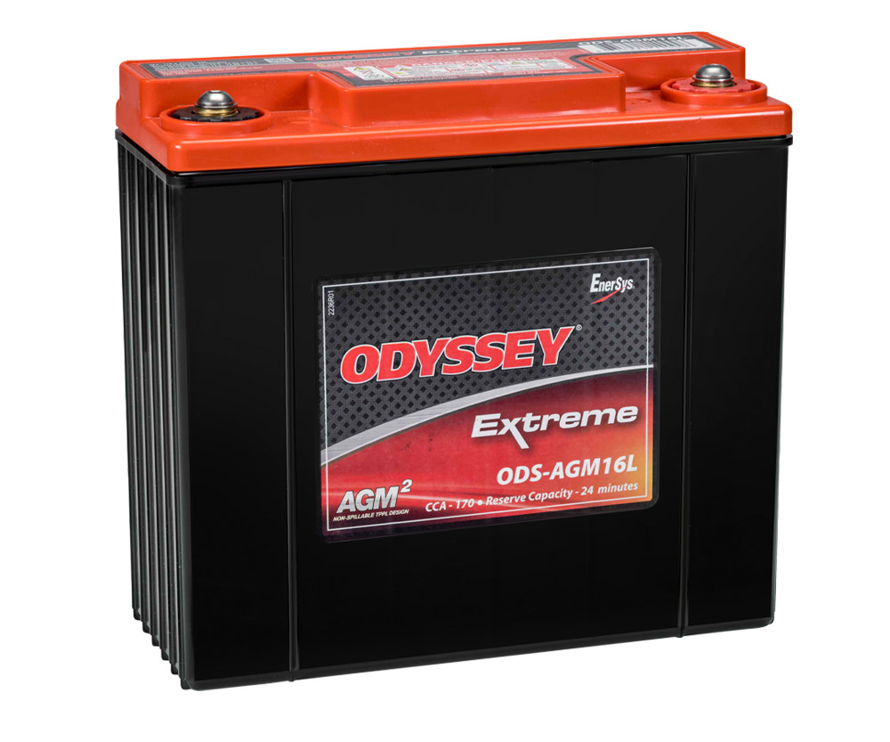 Batterie compétition AGM Odyssey Extreme PC680 ODS-AGM16L 16 Ah 680 PHCA - ODY-EXTREME-25 - ODS-AGM16L - 3661768124475