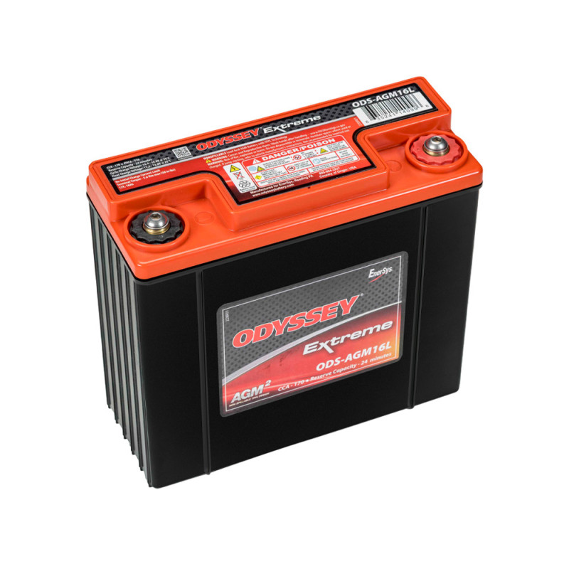 Odyssey Extreme PC680 ODS-AGM16L AGM-Rennbatterie, 16 Ah, 680 PHCA - ODY-EXTREME-25 - ODS-AGM16L - 3661768124475