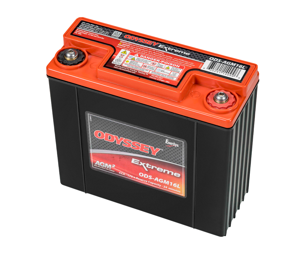 Batterie compétition AGM Odyssey Extreme PC680 ODS-AGM16L 16 Ah 680 PHCA - ODY-EXTREME-25 - ODS-AGM16L - 3661768124475