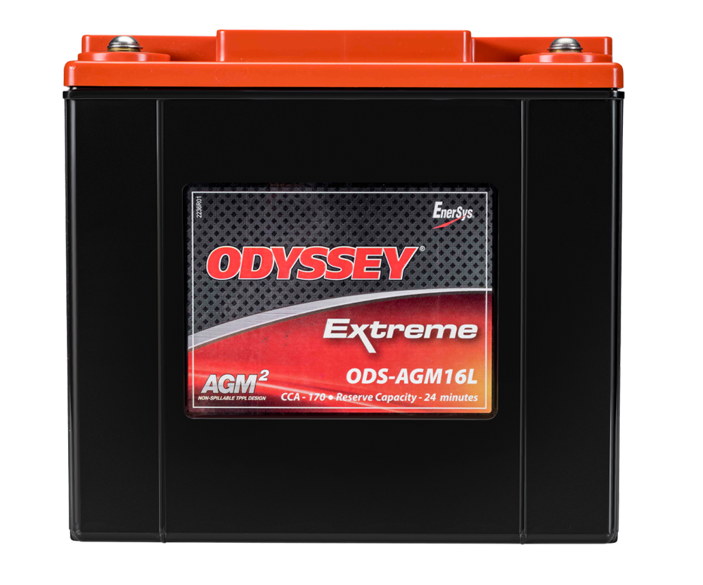 Odyssey Extreme Racing 25 PHCA 520/16 Ah 185/79/169/ 7.5kg Competition Battery - ODY-EXTREME-25 - ODS-AGM16L - 3661768124475