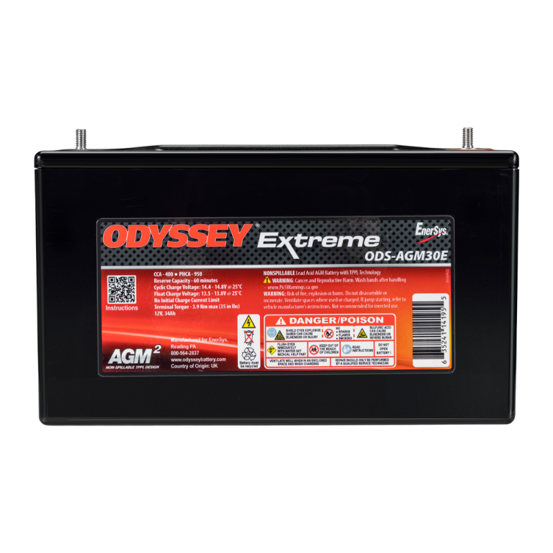 Odyssey Extreme PC950 ODS-AGM30E AGM-Rennbatterie 34 Ah 950 PHCA - ODY-EXTREME-30 - ODS-AGM30E - 3661768124482