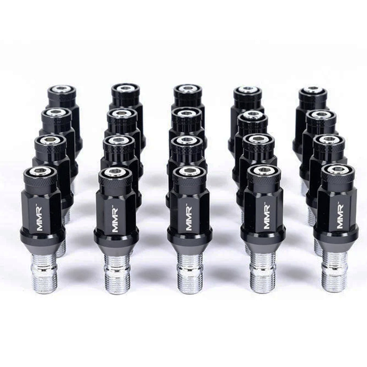 Kit composto da 20 tasselli M14x1,25 da 80 mm e 20 dadi conici MMR BMW MINI - MMR37-1501-80T - MMR37-1501-80T - MMR37-1501-80T - 3666618841250