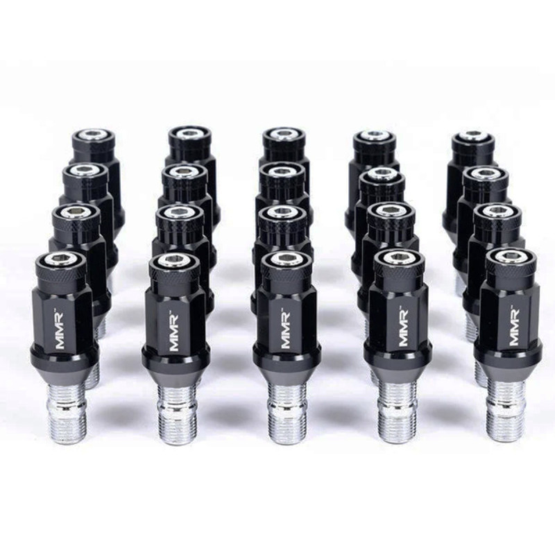 Equip your BMW or MINI with the MMR kit, which includes 20 M14x1.25 studs (70 mm) and 20 tapered nuts. Ideal for rims with - MMR37-1501-70T - MMR37-1501-70T - 3666618841274