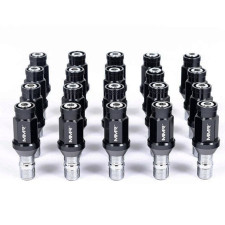 Équipez votre BMW ou MINI avec le kit MMR comprenant 20 goujons M14x1.25 de 70 mm et 20 écrous coniques. Idéal pour les jantes d