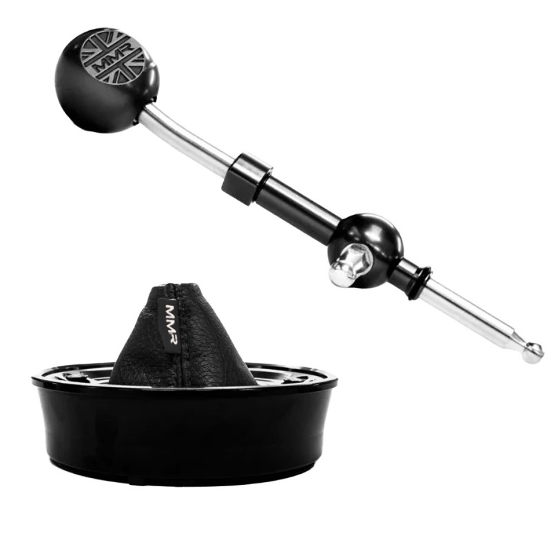 MMR Black Short Shifter Black Stitch MINI F5x MMR14-1403-BL-B - MMR14-1403-BL-B - MMR14-1403-BL-B - 3666618839899