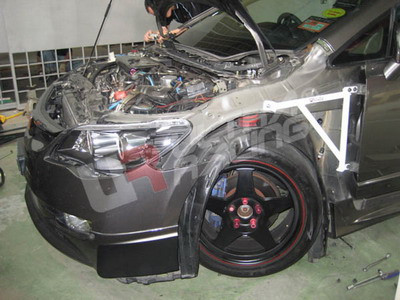 ULTRA RACING Kotflügelunterzug für Honda Civic FD/FD2 Hybrid/Type R - U-211259-X - UR-FD3-778P - 3666618697574