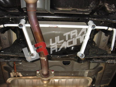 ULTRA RACING 2-Punkt-Heckunterzug für Mitsubishi Lancer ab 2007 / Sportback - U-211476-X - UR-RS4-444P - 3666618700113