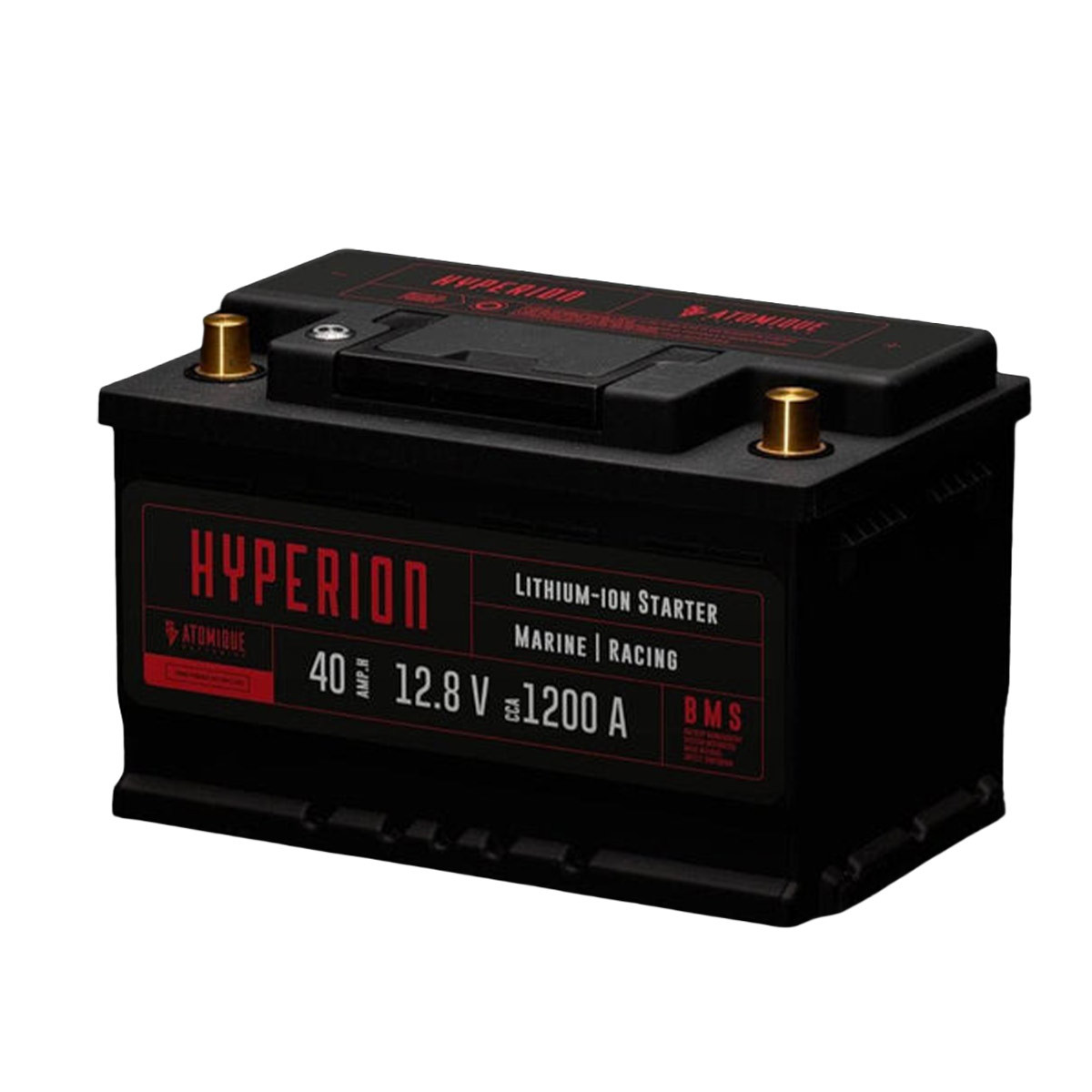 Atomique Batteries Hyperion 40-T6 Lithium-ion LiFePO4 12V high-performance 40Ah lithium battery - ATBAT-HYP40-T6 - AB-HYP40-T6 - 3770011694037