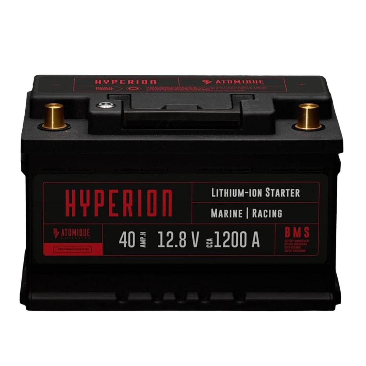 Atomique Batteries Hyperion 40-T6 Lithium-ion LiFePO4 12V high-performance 40Ah lithium battery - ATBAT-HYP40-T6 - AB-HYP40-T6 - 3770011694037