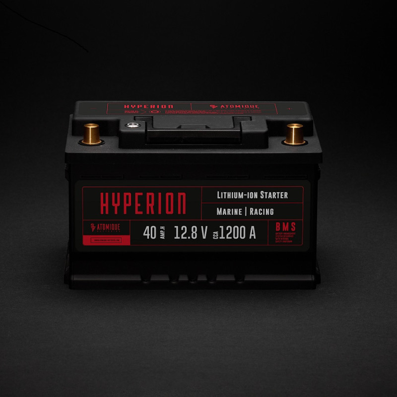 Atomique Batteries Hyperion 40-T6 Lithium-ion LiFePO4 12V high-performance 40Ah lithium battery - ATBAT-HYP40-T6 - AB-HYP40-T6 - 3770011694037