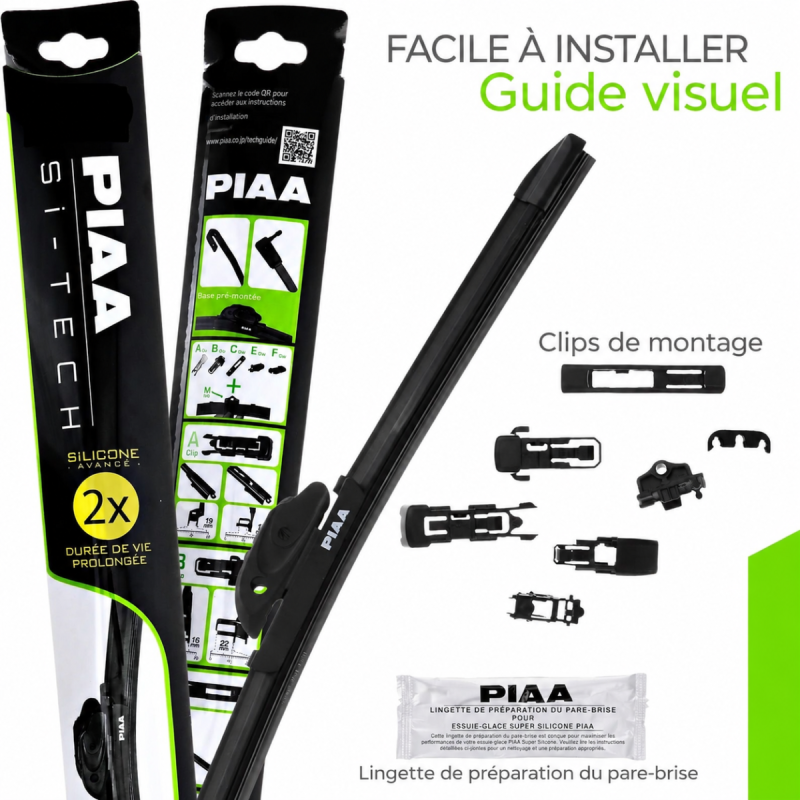 PIAA Si-Tech 97045B 450 mm Silicone Wiper Blade - PI-97045B - 97045B - 4960311063773