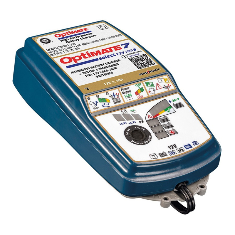 Batterieladegerät OptiMate 7 Select 12 V 10 A AGM EFB TM250 V3 - TM-250V3 - TM250 V3 - 5425006140485