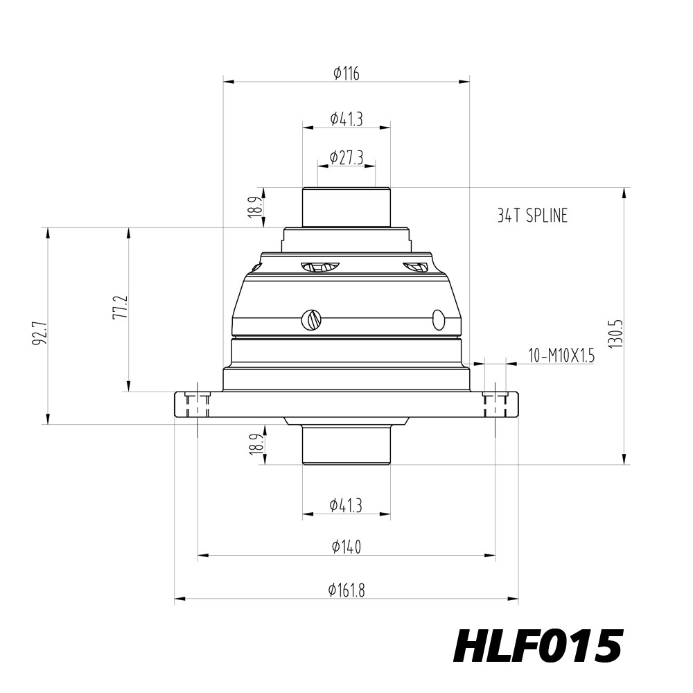 Differenziale a slittamento limitato Blackline Ford Focus ST170 MINI Cooper S Getrag - HLF015 - BR-AB-F01 - HLF015 - 3661768024850