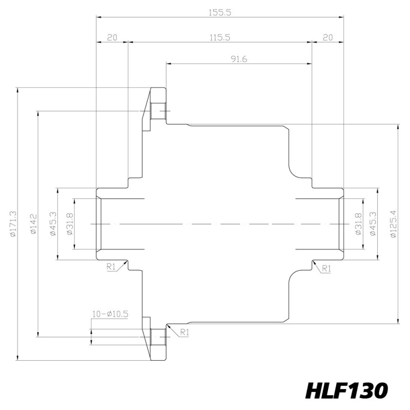 Blackline Limited Slip Differential for Land Rover Defender, Discovery, and Range Rover—24 splines - HLF130 - BR-AB-L01 - HLF130 - 3661768024942
