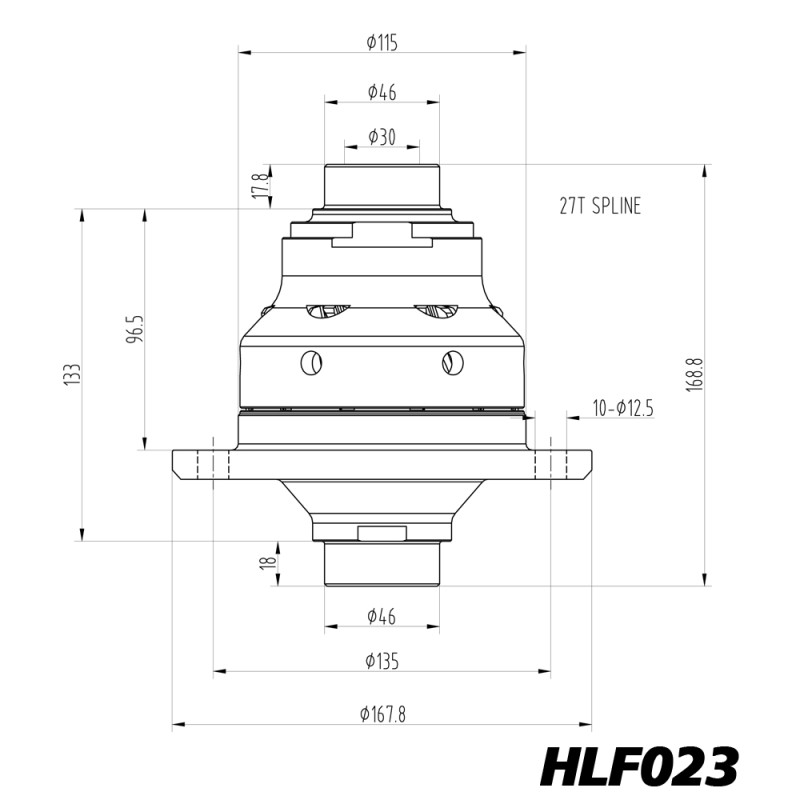 Blackline Limited Slip Differential for BMW E39, E46, E60, E90, E92 188L - HLF023 - BR-AB-B04 - HLF023 - 3661768024829