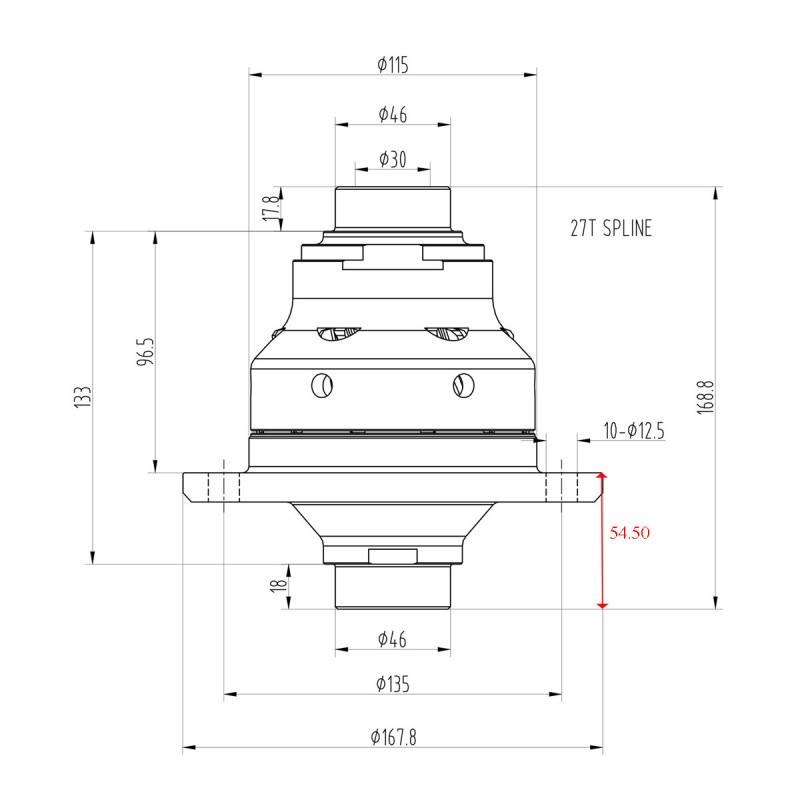 Différentiel autobloquant Blackline BMW E39 E46 E60 E90 E92 188L - HLF023 - BR-AB-B04 - HLF023 - 3661768024829