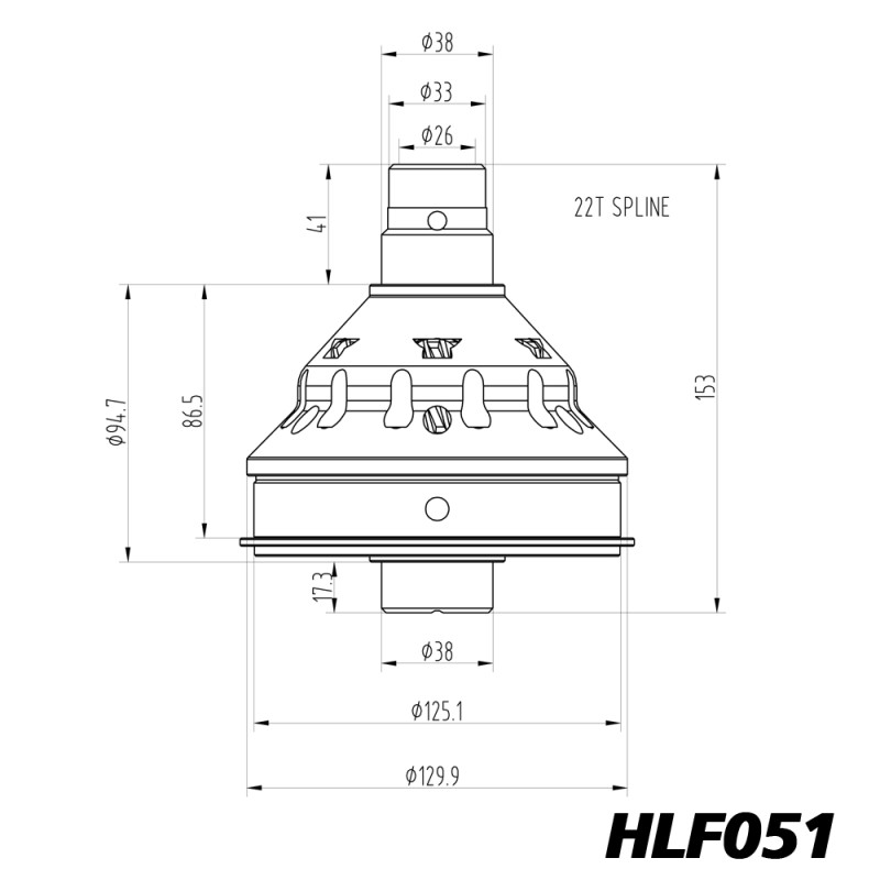Differenziale a slittamento limitato Blackline Citroën Saxo Peugeot 106 205 cambio MA - HLF051 - BR-AB-P02 - HLF051 - 3661768025017