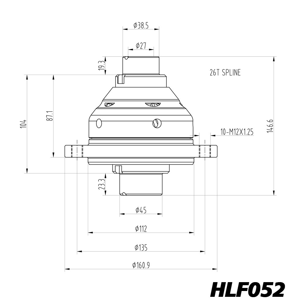 Differenziale a slittamento limitato Blackline Renault Clio 3 RS 197 200 cambio TL4 - HLF052 - BR-AB-R01 - HLF052 - 3661768025024