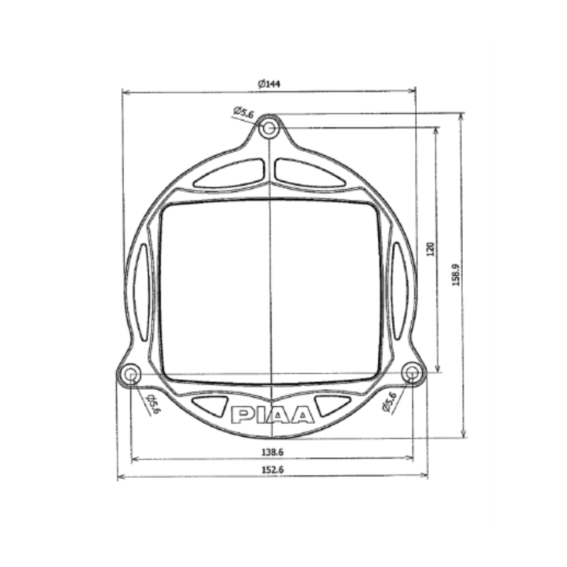 PIAA LPM163A Motorsport Long-Range LED Headlight - PI-LPM163A - LPM163A - 3666618799018