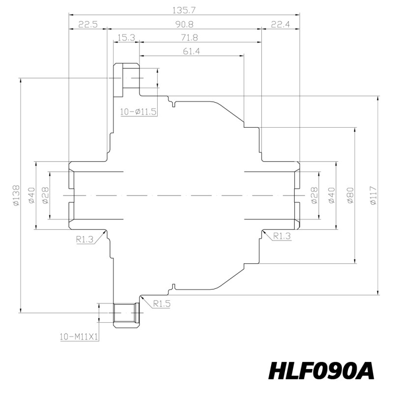 Différentiel autobloquant Blackline Honda K20 K24 conversion 4 roues motrices - HLF090A - BR-AB-H04 - HLF090A - 3666618037875