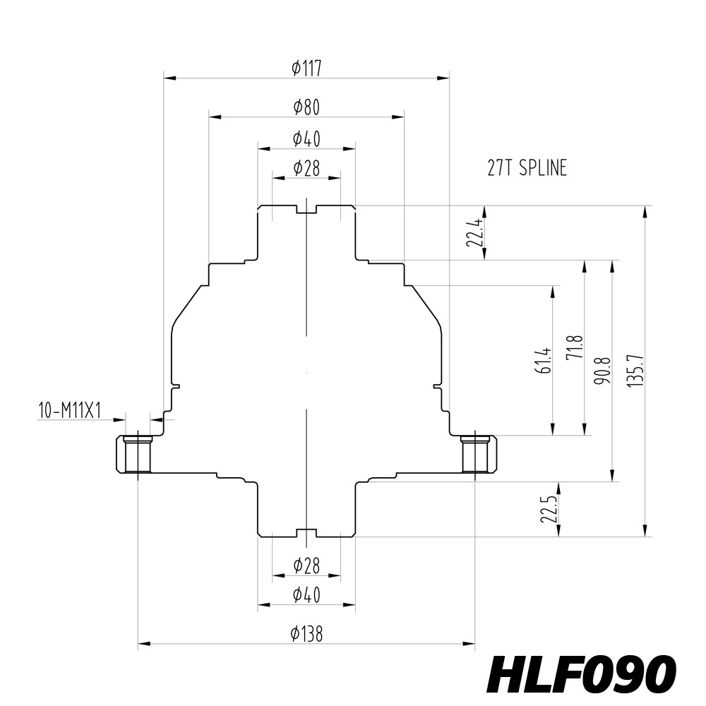 Différentiel autobloquant Blackline Honda Civic Type R EP3 FN2 Integra DC5 - HLF090 - BR-AB-H03 - HLF090 - 3666618037882
