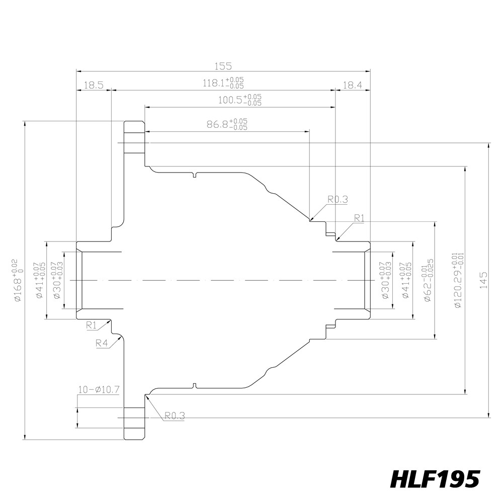 Differenziale a slittamento limitato Blackline Ford Focus Mk3 ST Mondeo ST220 MMT6 - HLF195 - BR-AB-F09 - HLF195 - 3666618529837