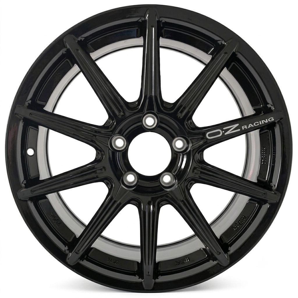 Cerchio in lega OZ Racing Rally Tarmac 18x8 Nero lucido - Citroën C3 Rally2 - W01E06052YL2 - OZ-TARMACRALLYR2-8018599-N - W01E06052 YL2 - 3666618732367