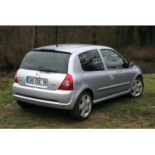 Inoxcar Sportschalldämpfer für Renault Clio 2 RS Phase 2, 172 PS (2001–2003), verdeckter Auslass