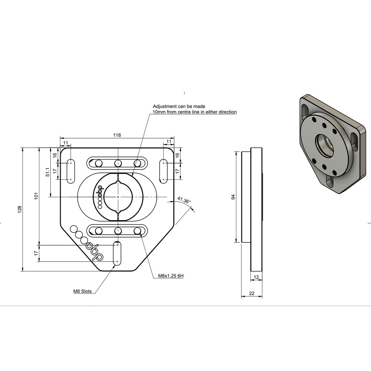 Paar verstellbare Schalen mit Kugelgelenk für BMW E36, E8x, E9x, Z3, Z4 – OBPTM36F - OBP-TM36F - OBPTM36F - 3661768110812